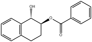 (1S,2S)-反式-1-羟基-1,2,3,4-四氢-2-萘基苯甲酸酯, 904316-37-6, 结构式