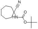 (1-CYANO-CYCLOHEPTYL)-CARBAMIC ACID TERT-BUTYL ESTER, 904817-73-8, 结构式