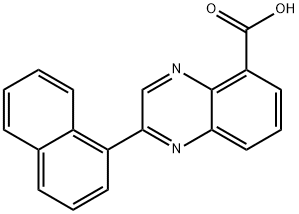 2-萘-1-基-喹喔啉-5-羧酸, 904818-39-9, 结构式