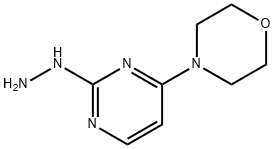 4-(2-肼基嘧啶-4-基)吗啉, 908141-95-7, 结构式