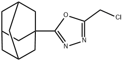 2-(1-金刚烷基)-5-(氯甲基)-1,3,4-恶二唑, 909245-93-8, 结构式