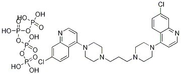 哌喹四磷酸, 911061-10-4, 结构式