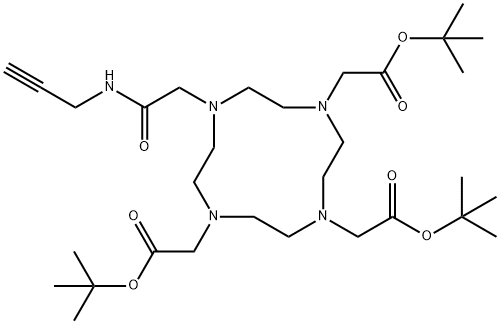 ROPARGYL-DOTA-TRIS(TBU)ESTER, 911197-00-7, 结构式
