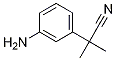 2-(3-氨基苯基)-2-甲基丙腈, 915394-29-5, 结构式