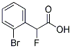 2-(2-溴苯基)-2-氟乙酸, 916792-43-3, 结构式