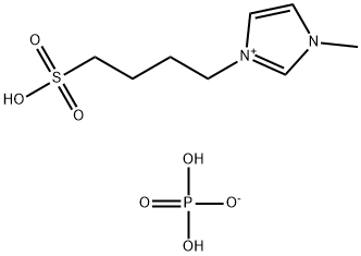 1-丁基磺酸-3-甲基咪唑磷酸二氢盐, 920537-20-8, 结构式