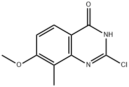 2,7-二氯-7-甲氧基-8-甲基喹唑啉-4-酮, 923275-17-6, 结构式