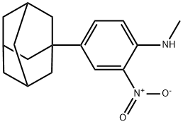 [4-(1-金刚烷基)-2-硝基苯基]甲胺, 924841-80-5, 结构式