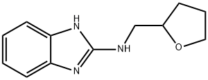 N-(四氢呋喃-2-基甲基)-1H-苯并咪唑-2-胺, 924859-57-4, 结构式