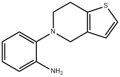 2-{4H,5H,6H,7H-噻吩并[3,2-C]吡啶-5-基}苯胺, 926210-81-3, 结构式