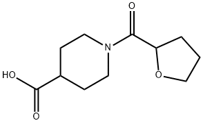 1-(四氢呋喃-2-羰基)4-哌啶甲酸, 926214-32-6, 结构式