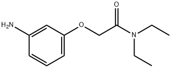 2-(3-氨基苯氧基)-N,N-二乙基乙酰胺, 926236-90-0, 结构式