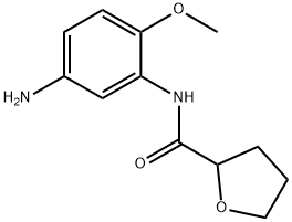 N-(5-氨基-2-甲氧基苯基)四氢呋喃-2-甲酰胺, 926249-79-8, 结构式