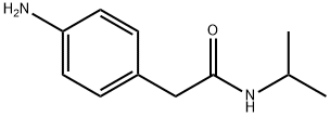 2-(4-氨基苯基)-N-(丙-2-基)乙酰胺, 926263-77-6, 结构式