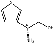 (R)-2-氨基-2-(噻吩-3-基)乙醇, 926642-18-4, 结构式