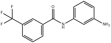 N-(3-氨基苯基)-3-(三氟甲基)苯甲酰胺, 926663-69-6, 结构式