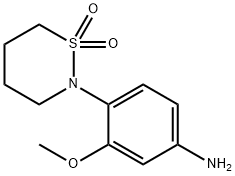 4-(1,1-二氧化-1,2-噻嗪-2-基)-3-甲氧基苯胺, 927995-79-7, 结构式