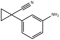 1-(3-氨基苯基)环丙烷-1-碳腈, 928248-40-2, 结构式