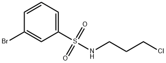 3-溴-N-(3-氯丙基)苯磺酰胺, 929000-46-4, 结构式