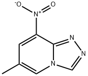 6-甲基-8-硝基-[1,2,4]三唑并[4,3-A]砒啶, 929000-70-4, 结构式