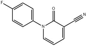 3-氰基-1-(4-氟苯基)-2(1H)-吡啶酮, 929000-74-8, 结构式