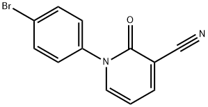 1-(4-溴苯基)-3-氰基-2(1H)-吡啶酮, 929000-84-0, 结构式