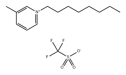 1-辛基-3-甲基吡啶三氟甲磺酸盐, 929602-03-9, 结构式