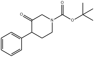 3-氧代-4-苯基哌啶-1-甲酸叔丁酯, 930396-00-2, 结构式