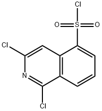 1,3-二氯异喹啉-5-磺酰氯化, 930396-16-0, 结构式