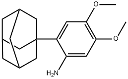 [2-(1-金刚烷基)-4,5-二甲氧基-苯基]胺, 931587-86-9, 结构式