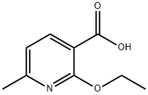2-乙氧基-6-甲基吡啶-3-羧酸, 933696-84-5, 结构式