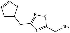 [3-(噻吩-2-基甲基)-1,2,4-恶二唑-5-基]甲胺盐酸盐, 933708-44-2, 结构式