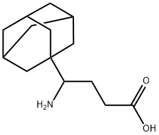 4-(1-金刚烷基)-4-氨基-丁酸, 933721-54-1, 结构式