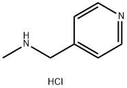N-甲基-1-(吡啶-4-基)甲胺盐酸盐, 936225-52-4, 结构式