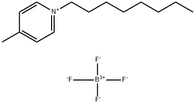 N-辛基 -4-甲基吡啶四氟硼酸盐, 936239-96-2, 结构式