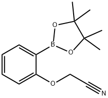 2-CYANOMETHOXYPHENYLBORO<i></i>NIC ACID, PINACOL ESTER, 936250-19-0, 结构式
