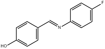 (E)-4-(((4-氟苯基)亚氨基)甲基)苯酚, 942485-62-3, 结构式