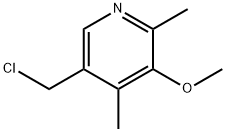 5-(氯甲基)-3-甲氧基-2,4-二甲基吡啶, 943315-20-6, 结构式