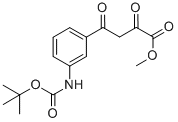 4-(3-BOC-氨基苯基)-2,4-二氧代丁酸甲酯, 943641-43-8, 结构式