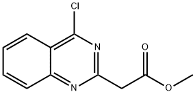 2-(4-氯喹唑啉-2-基)乙酸甲酯, 944902-08-3, 结构式