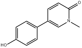 5-(4-羟基苯基)-1-甲基吡啶-2(1H)-酮, 945980-21-2, 结构式
