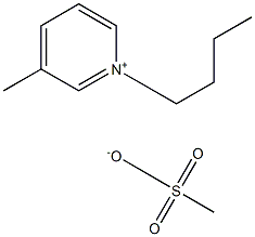 1-丁基-3-甲基吡啶甲磺酸盐, 946052-36-4, 结构式