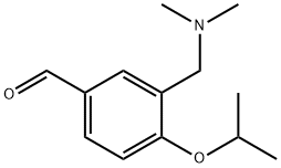 3-[(二甲基氨基)甲基]-4-异丙氧基苯甲醛, 947012-68-2, 结构式