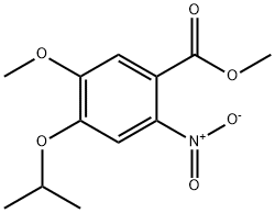 5-甲氧基-4-异丙氧基-2-硝基苯甲酸甲酯, 948553-02-4, 结构式