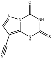 4-羟基-2-巯基-8-氰基吡唑[1,5-A][1,3,5]三嗪, 948575-58-4, 结构式