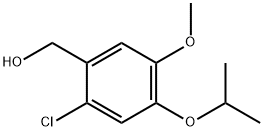 (2-氯-4-异丙氧基-5-甲氧基苯基)甲醇, 950245-96-2, 结构式
