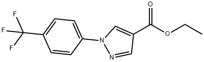1-(4-三氟甲基苯基-4-吡唑甲酸乙酯, 952710-17-7, 结构式