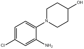 1-(2-氨基-4-氯苯基)哌啶-4-醇, 953717-74-3, 结构式