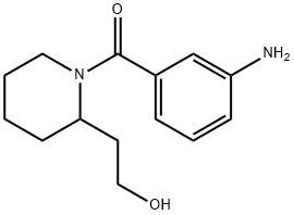 (3-氨基苯基)(2-(2-羟乙基)哌啶-1-基)甲酮, 953744-04-2, 结构式
