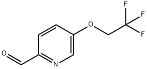 5-(2,2,2-三氟乙氧基)甲基吡啶醛, 953780-30-8, 结构式